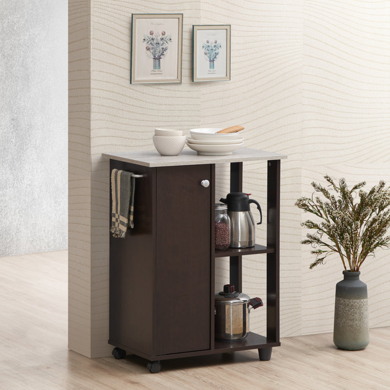 Andover Mills™ Alberto 23.6'' Wide Rolling Kitchen Cart & Reviews Wayfair